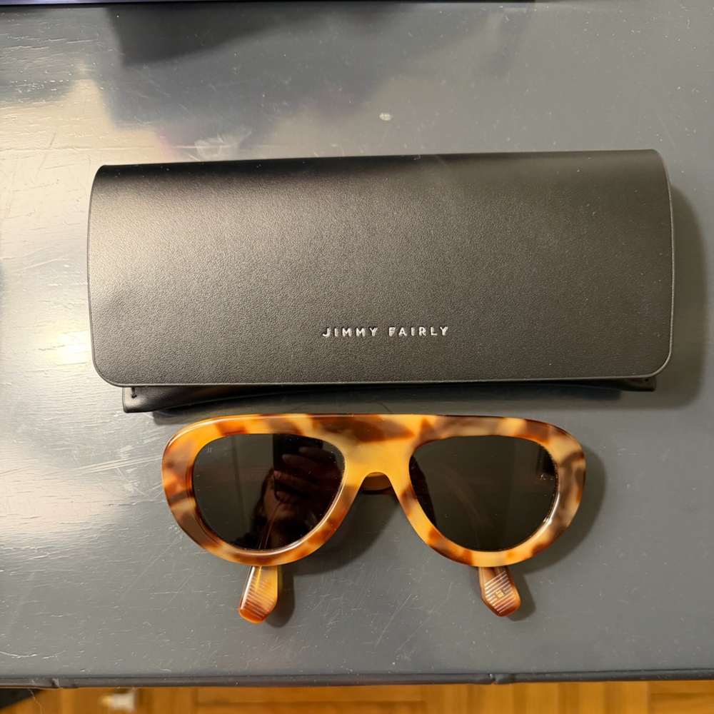 Jimmy Fairly Women's Tortoise Shell Sunglasses - Brown
